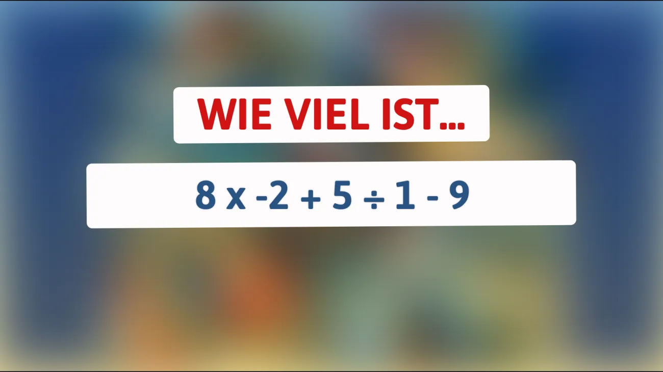 Nur 2% der Menschen können dieses rätselhafte Zahlenrätsel lösen – gehörst du dazu?"